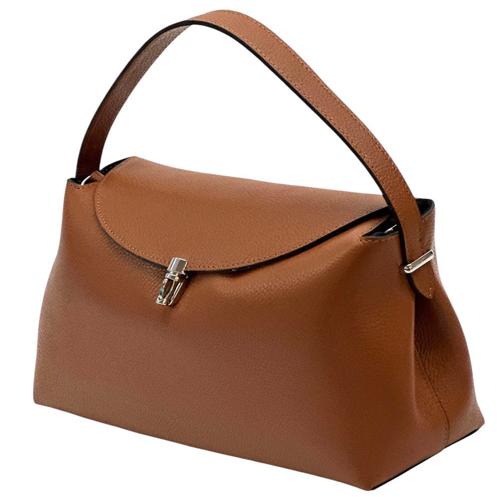 Fulvia Leather Handbag – Handmade in Florence from Genuine Italian Leather - Leather Italiano