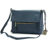 Gaspare Oversized Black Leather Clutch Bag - Leather Italiano