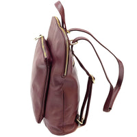 Ghita Italian Leather Backpack – Handmade Elegance with Spacious Practicality - Leather Italiano