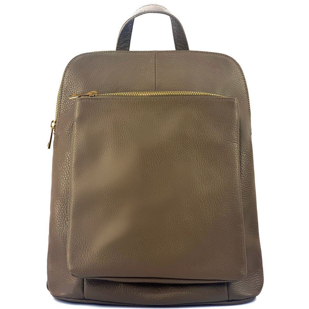 Ghita Italian Leather Backpack – Handmade Elegance with Spacious Practicality - Leather Italiano
