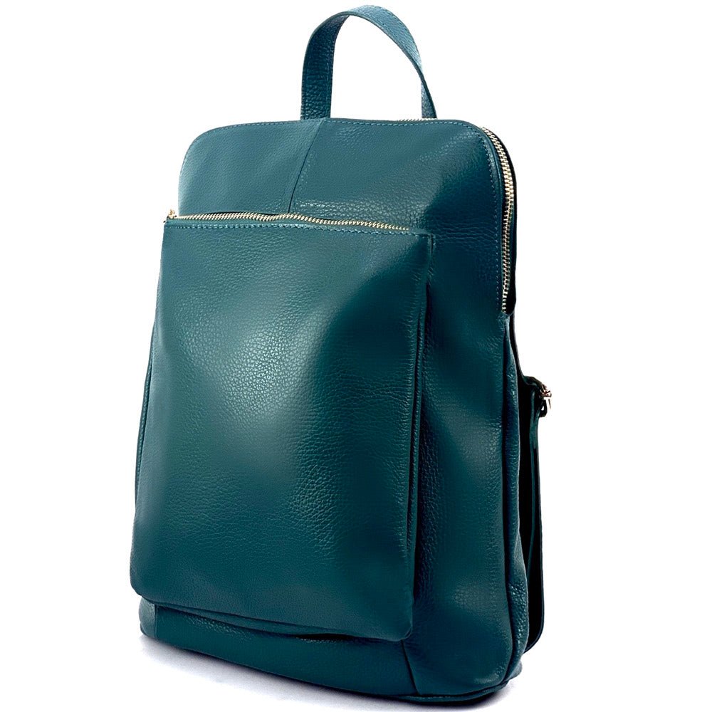 Ghita Italian Leather Backpack – Handmade Elegance with Spacious Practicality - Leather Italiano
