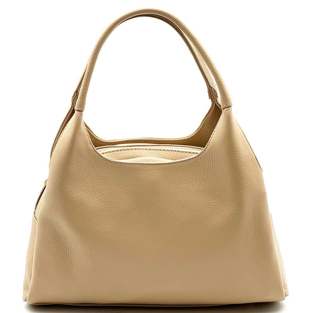 Giulia Italian Cow Leather Shoulder & Crossbody Handbag - Leather Italiano