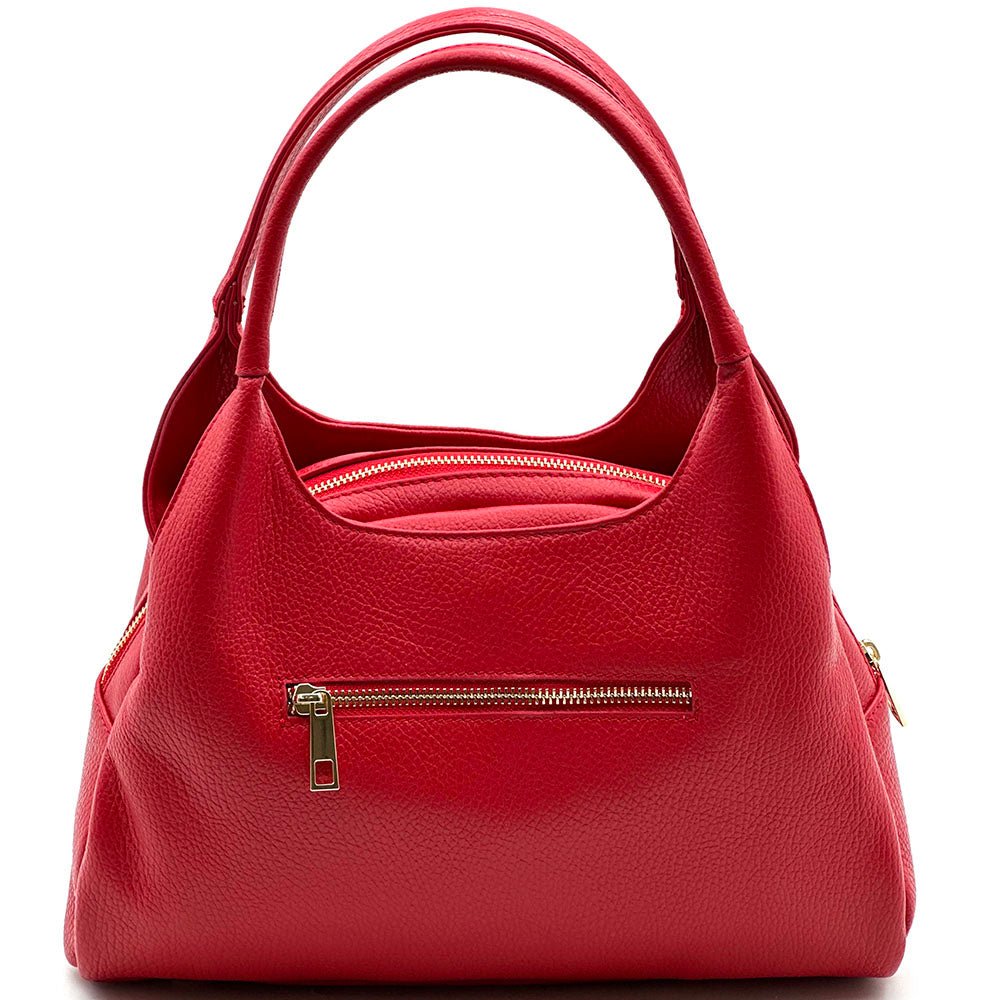 Giulia Italian Cow Leather Shoulder & Crossbody Handbag - Leather Italiano