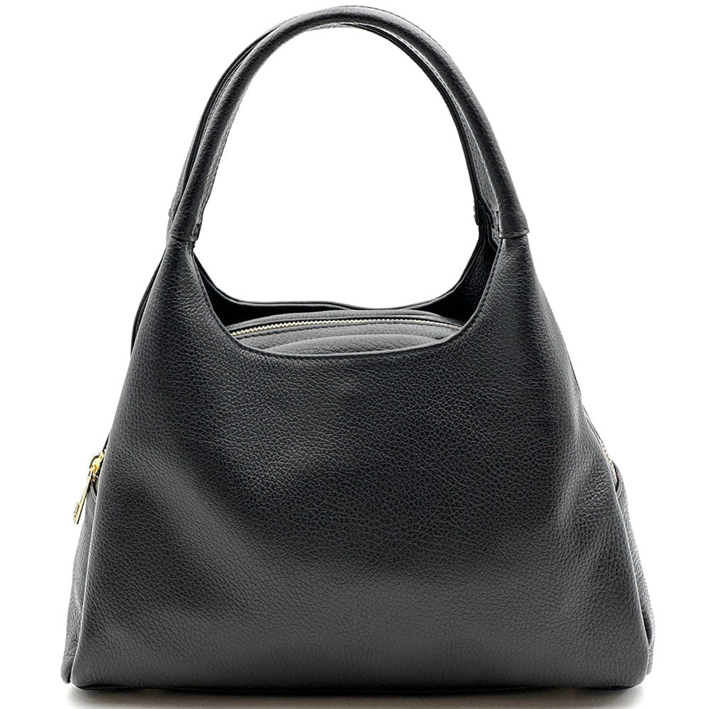 Giulia Italian Cow Leather Shoulder & Crossbody Handbag - Leather Italiano