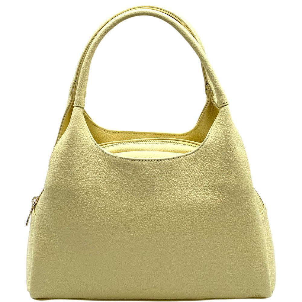 Giulia Italian Cow Leather Shoulder & Crossbody Handbag - Leather Italiano