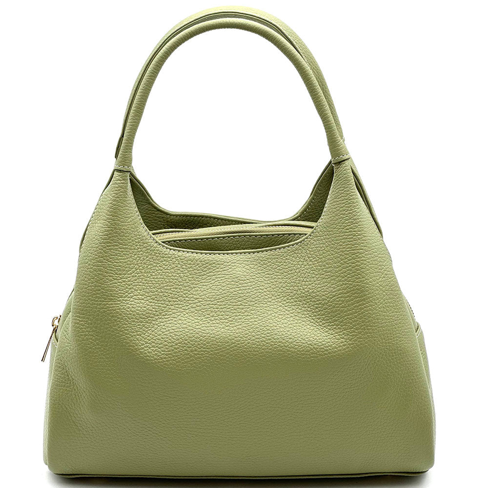 Giulia Italian Cow Leather Shoulder & Crossbody Handbag - Leather Italiano