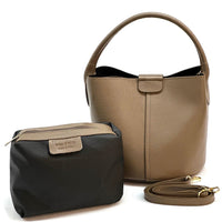 Grazia Italian Leather Bucket Bag – Elegant Everyday Shoulder Bag for Women - Leather Italiano