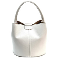 Grazia Italian Leather Bucket Bag – Elegant Everyday Shoulder Bag for Women - Leather Italiano