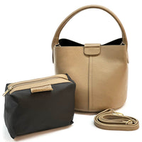 Grazia Italian Leather Bucket Bag – Elegant Everyday Shoulder Bag for Women - Leather Italiano