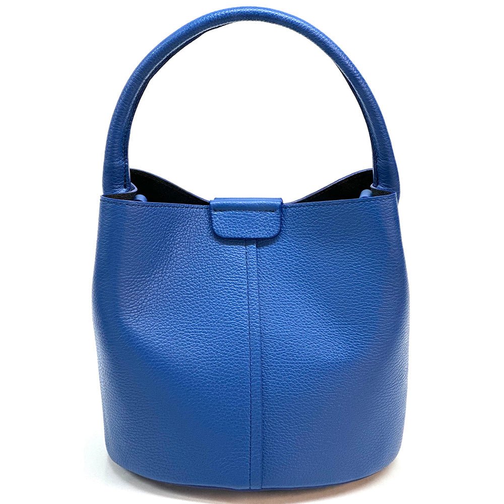 Grazia Italian Leather Bucket Bag – Elegant Everyday Shoulder Bag for Women - Leather Italiano
