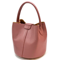 Grazia Italian Leather Bucket Bag – Elegant Everyday Shoulder Bag for Women - Leather Italiano