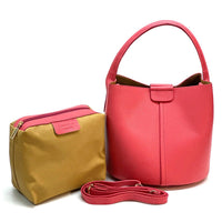 Grazia Italian Leather Bucket Bag – Elegant Everyday Shoulder Bag for Women - Leather Italiano