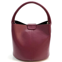 Grazia Italian Leather Bucket Bag – Elegant Everyday Shoulder Bag for Women - Leather Italiano