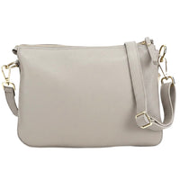 Graziella Italian Leather Shoulder & Crossbody Bag - Leather Italiano