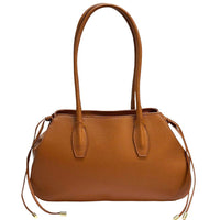 Heather Italian Cow Leather Shoulder Bag - Leather Italiano