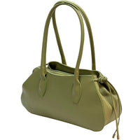 Heather Italian Cow Leather Shoulder Bag - Leather Italiano