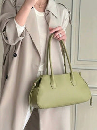 Heather Italian Cow Leather Shoulder Bag - Leather Italiano