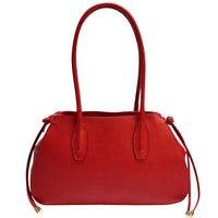 Heather Italian Cow Leather Shoulder Bag - Leather Italiano