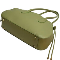 Heather Italian Cow Leather Shoulder Bag - Leather Italiano