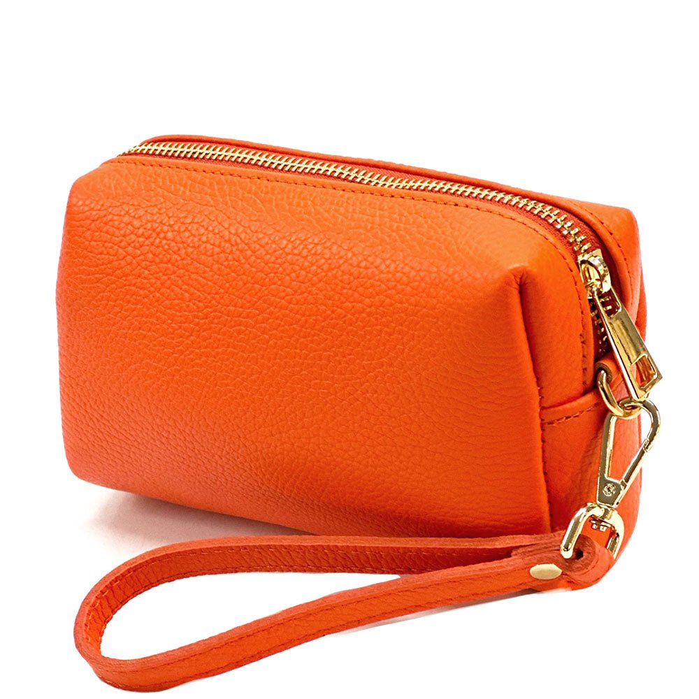 Isadora Italian Leather Wristlet – Elegant Everyday Wrist Bag for Women - Leather Italiano