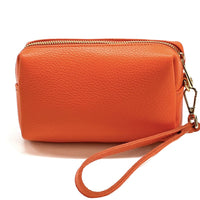 Isadora Italian Leather Wristlet – Elegant Everyday Wrist Bag for Women - Leather Italiano