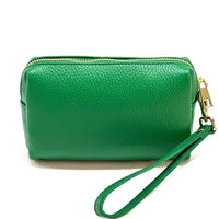 Isadora Italian Leather Wristlet – Elegant Everyday Wrist Bag for Women - Leather Italiano