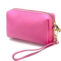 Isadora Italian Leather Wristlet – Elegant Everyday Wrist Bag for Women - Leather Italiano