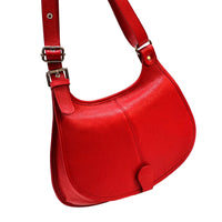 Italian Leather Crossbody Bag - Stella Minimalist Chic - Leather Italiano