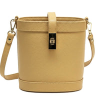 Juliette Cow Leather Bucket Bag - Leather Italiano