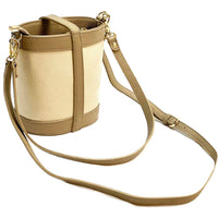 Juliette Cow Leather Bucket Bag - Leather Italiano