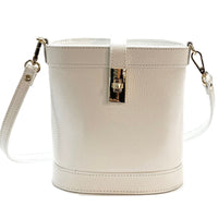 Juliette Cow Leather Bucket Bag - Leather Italiano