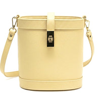Juliette Cow Leather Bucket Bag - Leather Italiano