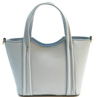Katrine Small Structured Italian Leather Handbag - Top Handle Bag - Leather Italiano
