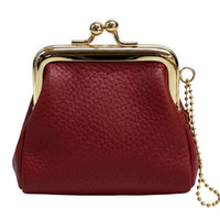 KissLock Mini Pouch in Cow Leather - Leather Italiano
