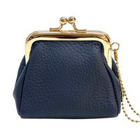 KissLock Mini Pouch in Cow Leather - Leather Italiano
