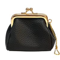 KissLock Mini Pouch in Cow Leather - Leather Italiano