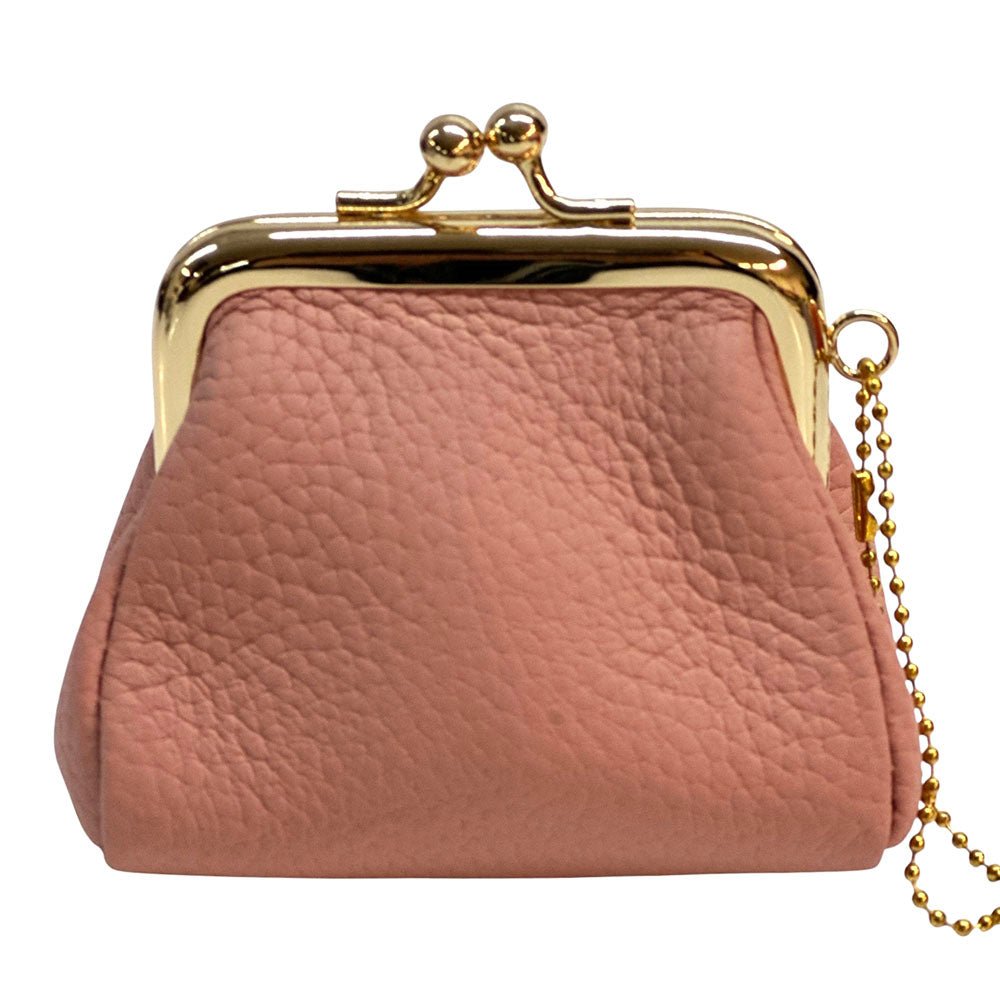 KissLock Mini Pouch in Cow Leather - Leather Italiano