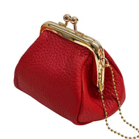 KissLock Mini Pouch in Cow Leather - Leather Italiano