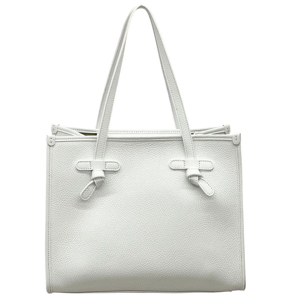 Lara Cow Leather Work Tote Bag - Leather Italiano