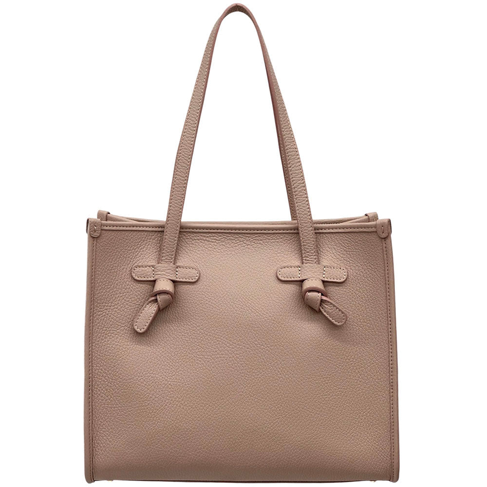 Lara Cow Leather Work Tote Bag - Leather Italiano