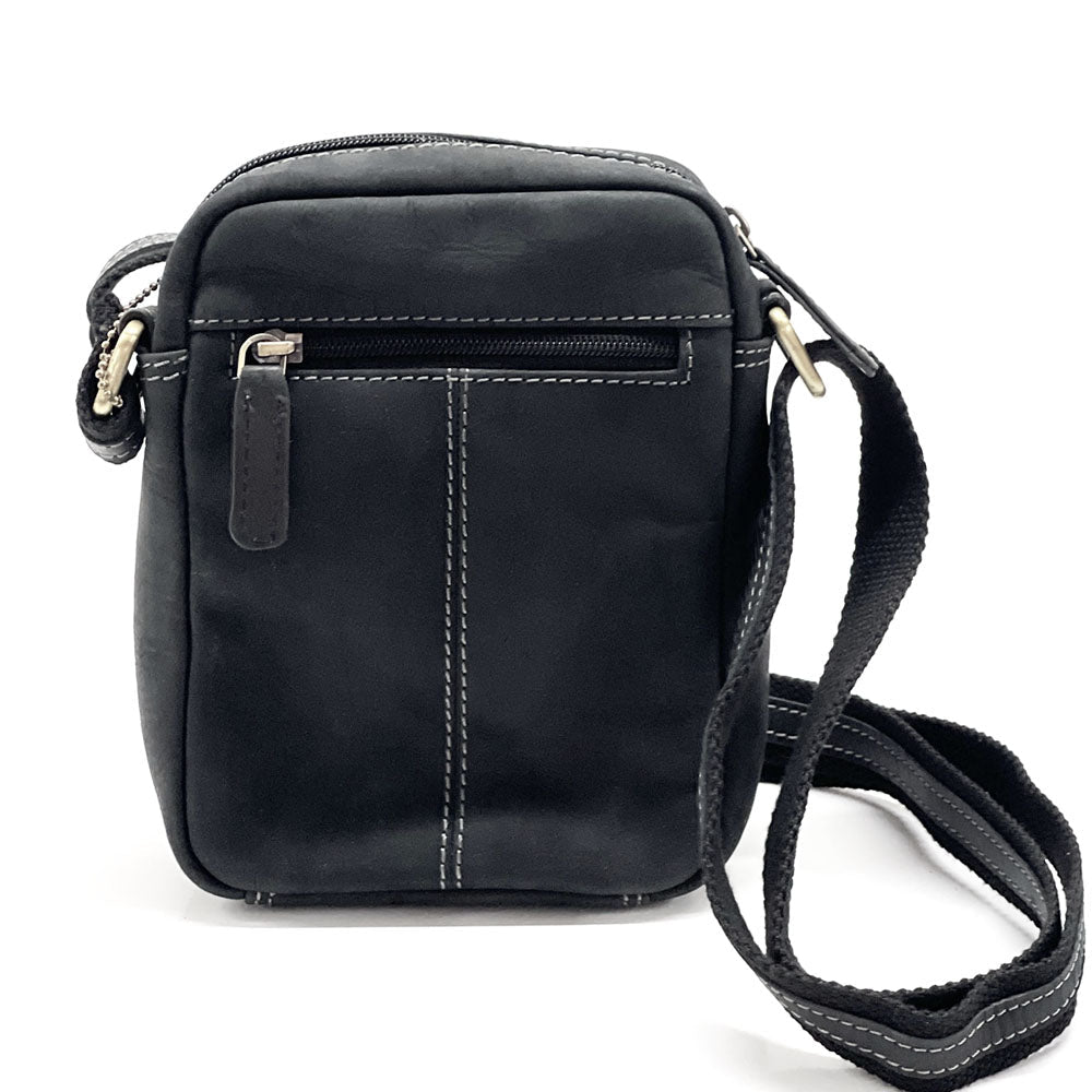 Leandro Men’s Cow Leather Travel Organizer Bag - Leather Italiano