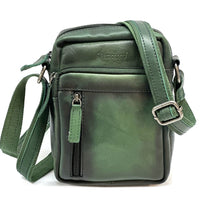 Leandro Men’s Cow Leather Travel Organizer Bag - Leather Italiano