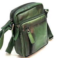 Leandro Men’s Cow Leather Travel Organizer Bag - Leather Italiano