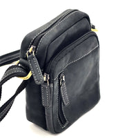Leandro Men’s Cow Leather Travel Organizer Bag - Leather Italiano
