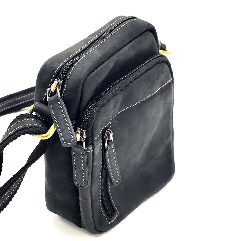 Leandro Men’s Cow Leather Travel Organizer Bag - Leather Italiano