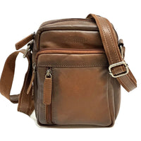 Leandro Men’s Cow Leather Travel Organizer Bag - Leather Italiano