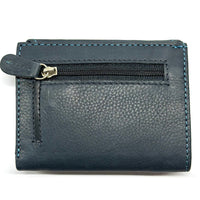 Liora Minimalist RFID Leather Mini Trifold Wallet - Leather Italiano
