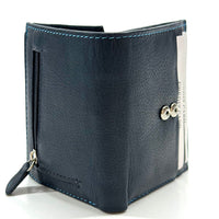 Liora Minimalist RFID Leather Mini Trifold Wallet - Leather Italiano