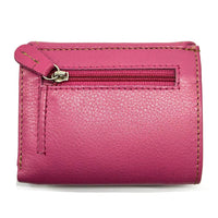Liora Minimalist RFID Leather Mini Trifold Wallet - Leather Italiano