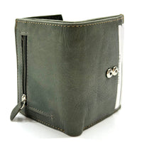Liora Minimalist RFID Leather Mini Trifold Wallet - Leather Italiano